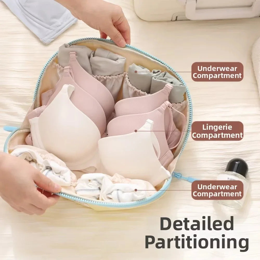 Underwear Storage Bag Portable Multi-purpose Travel Organizer Bags Oxford Cloth Travel Storage Bags For Socks Bras Accessories