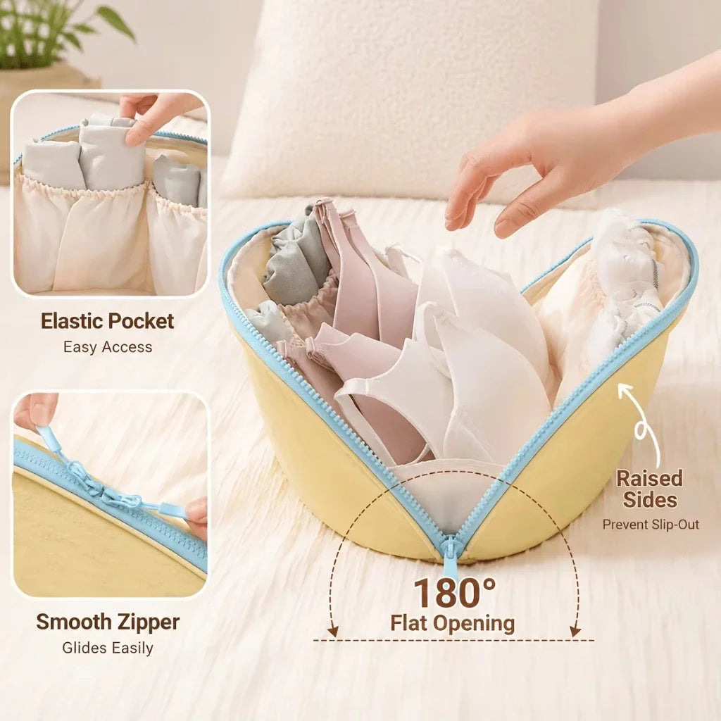 Underwear Storage Bag Portable Multi-purpose Travel Organizer Bags Oxford Cloth Travel Storage Bags For Socks Bras Accessories