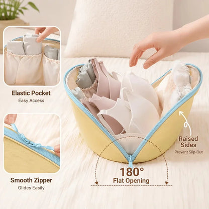 Underwear Storage Bag Portable Multi-purpose Travel Organizer Bags Oxford Cloth Travel Storage Bags For Socks Bras Accessories